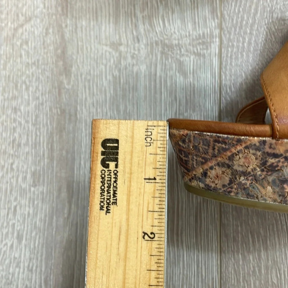 Rampage Hemish Wedge Platform Sandals Strappy Boho Cork 10M - Picture 12 of 16